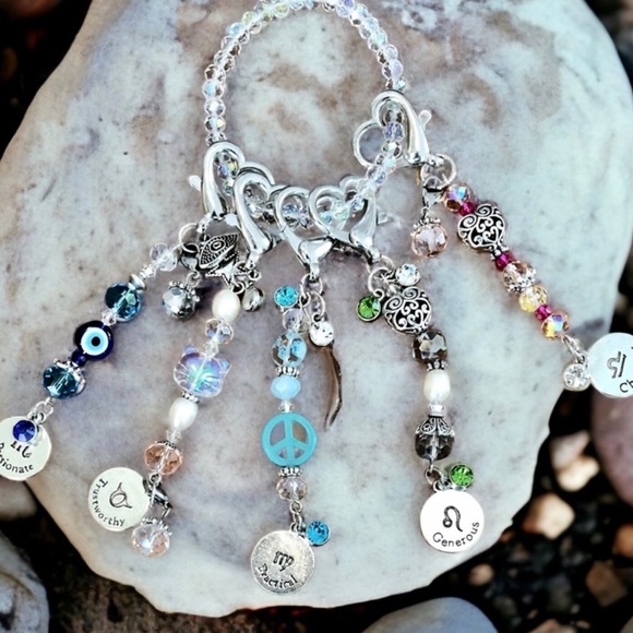 Accessories - 🌸Hand Made Horoscope Bag Charm/Keychain